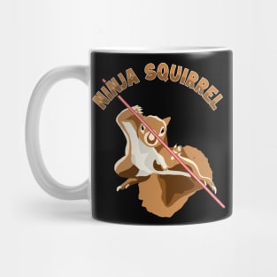 Ninja Squirrel Eastern Gray Japanese Fox Squirrel Mug